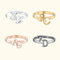 Mini Anillo Personalizado con Diseño de Iniciales Dainty Jewelry Birthday Anniversary Mother's Day Gift for Mom Girlfriend Sisters