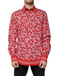 Men's Pink Cherry Cotton Formal Martini Dress Shirt