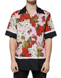Men's Multicolor Floral Button Down Casual Shirt Cotton