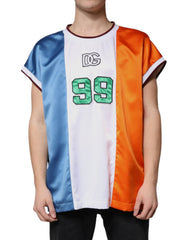 Men's Multicolor Jersey Tank Sleeveless T-Shirt Polyester