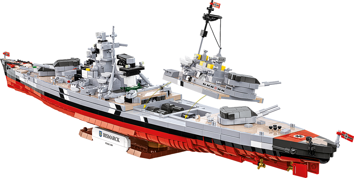 Set de Construccion Battleship BISMARCK  1:300 scale 85cm