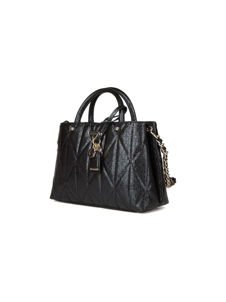 Guess Aldina Girlfriend Top Handle Bag — Black