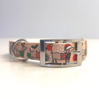 Christmas Dachshunds Handmade Dog Collar