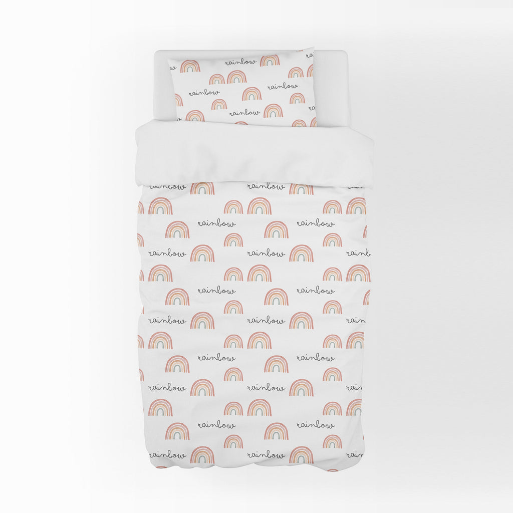 Funda Nórdica Cuna y Cama Artesanal Algodón Rainbow - SUEÑOS DE CIGUEÑA
