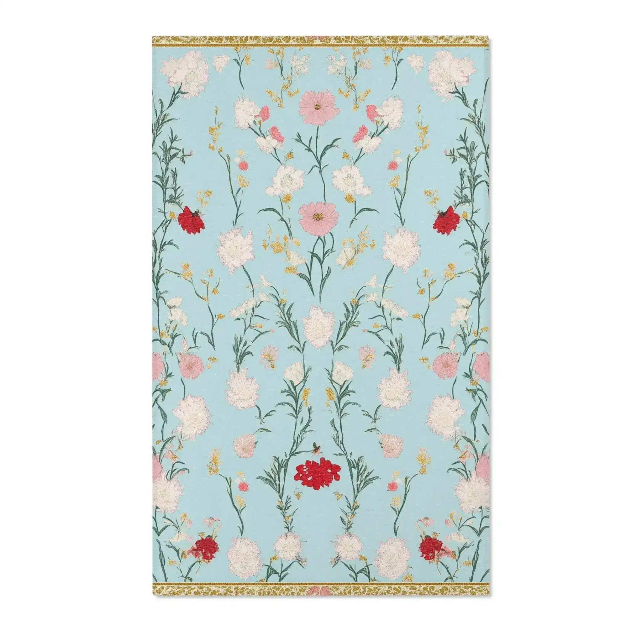 Vintage Bloom Botanical Accent Rug