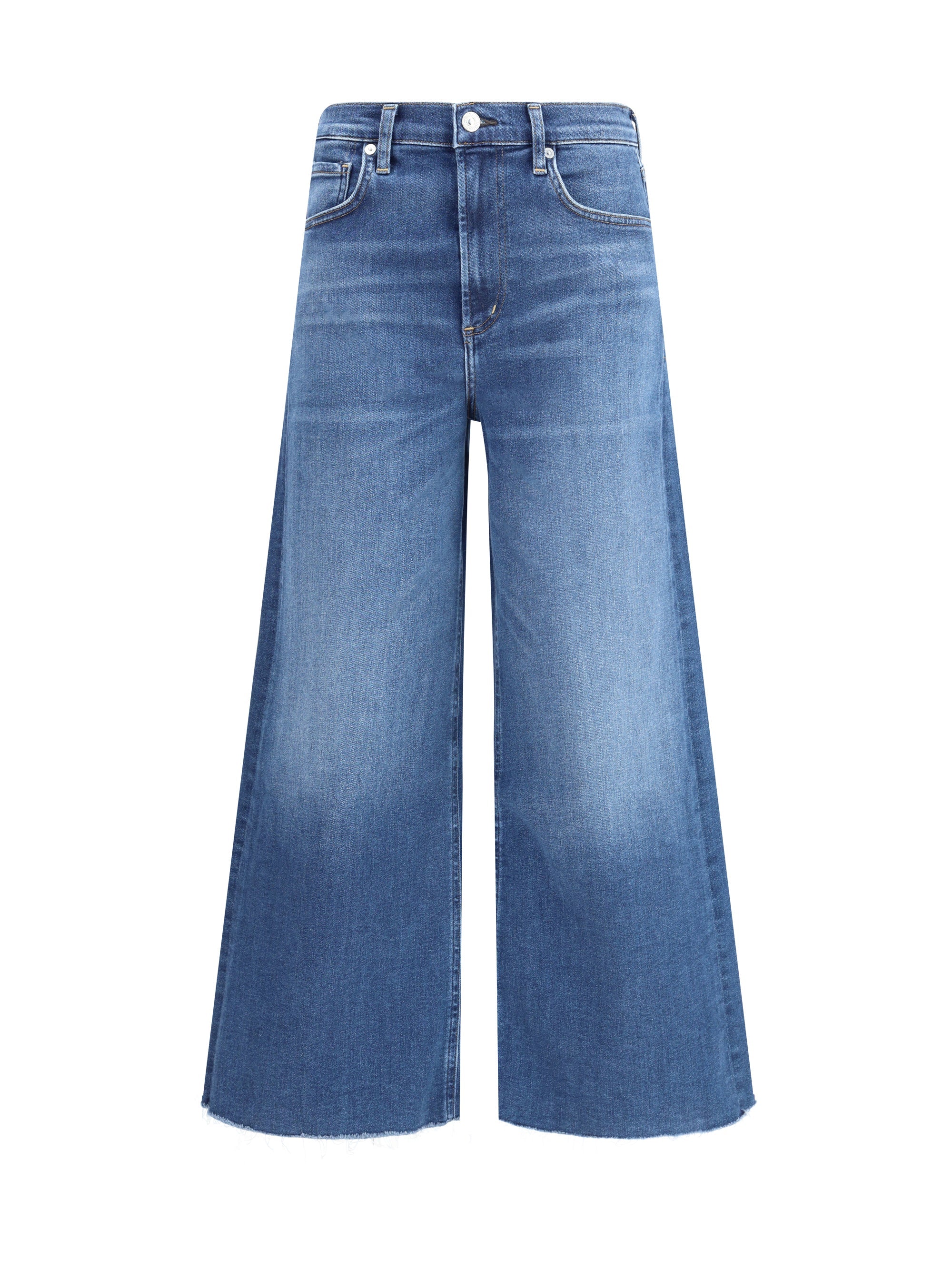 Citizens Of Humanity Lyra Cropped Jeans — Blue