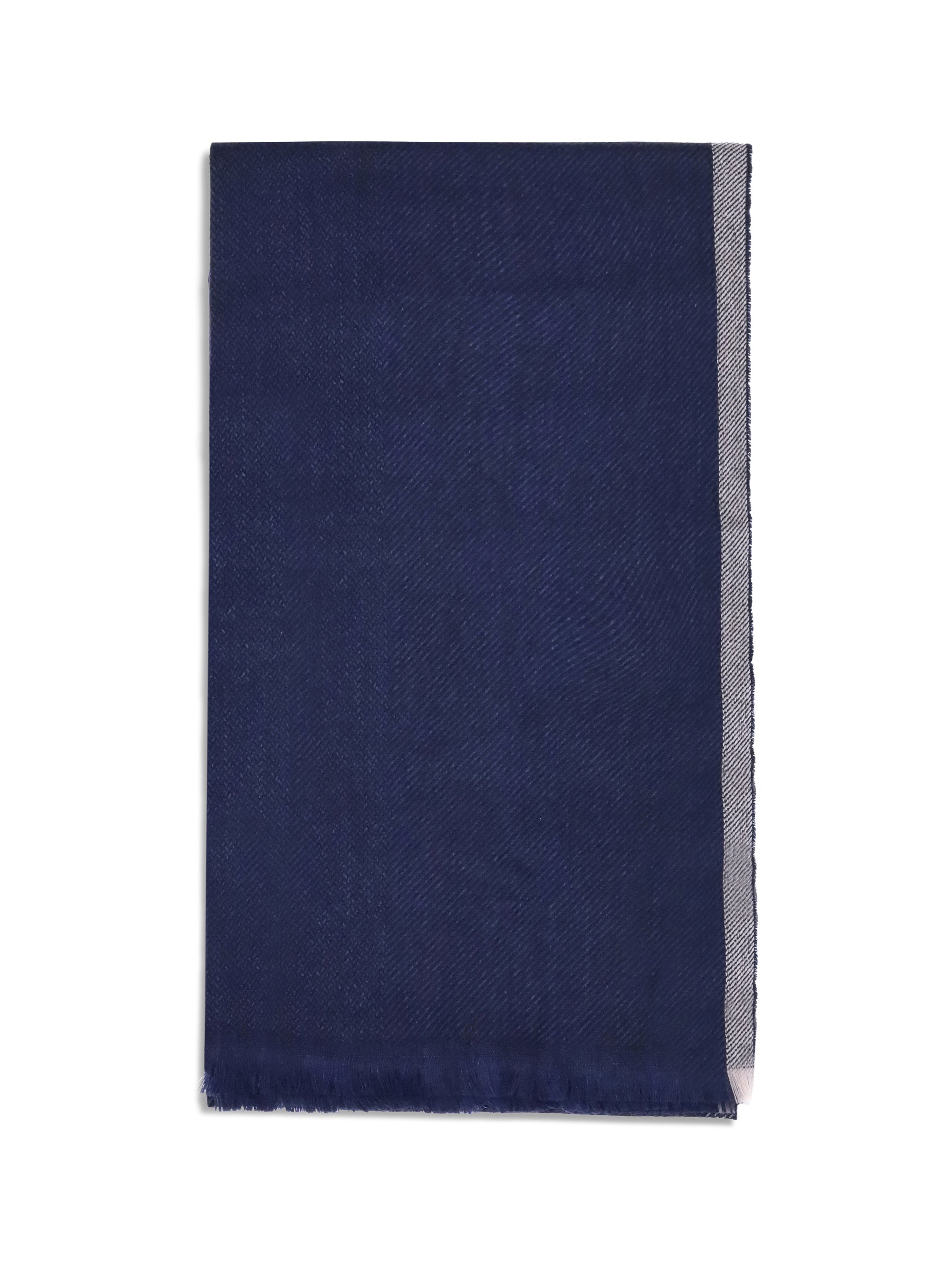 Brunello Cucinelli Cashmere Scarf — Blue