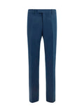 Ferragamo Cotton and Cashmere Chinos — Navy