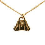 Gold Plated Bag Pendant Necklace
