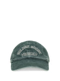 Golden Goose GUP02837P002618 Embroidered Logo Baseball Cap — Green