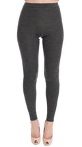 Women's Gray Cashmere Stretch Tights Clothing