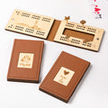 Tablero de Cribbage Portátil con Clavijas de Madera Personalizado y Grabado Patrón de Navegación de Animales Camping Actividades al Aire Libre Regalo de Cumpleaños para los Amantes del Cribbage