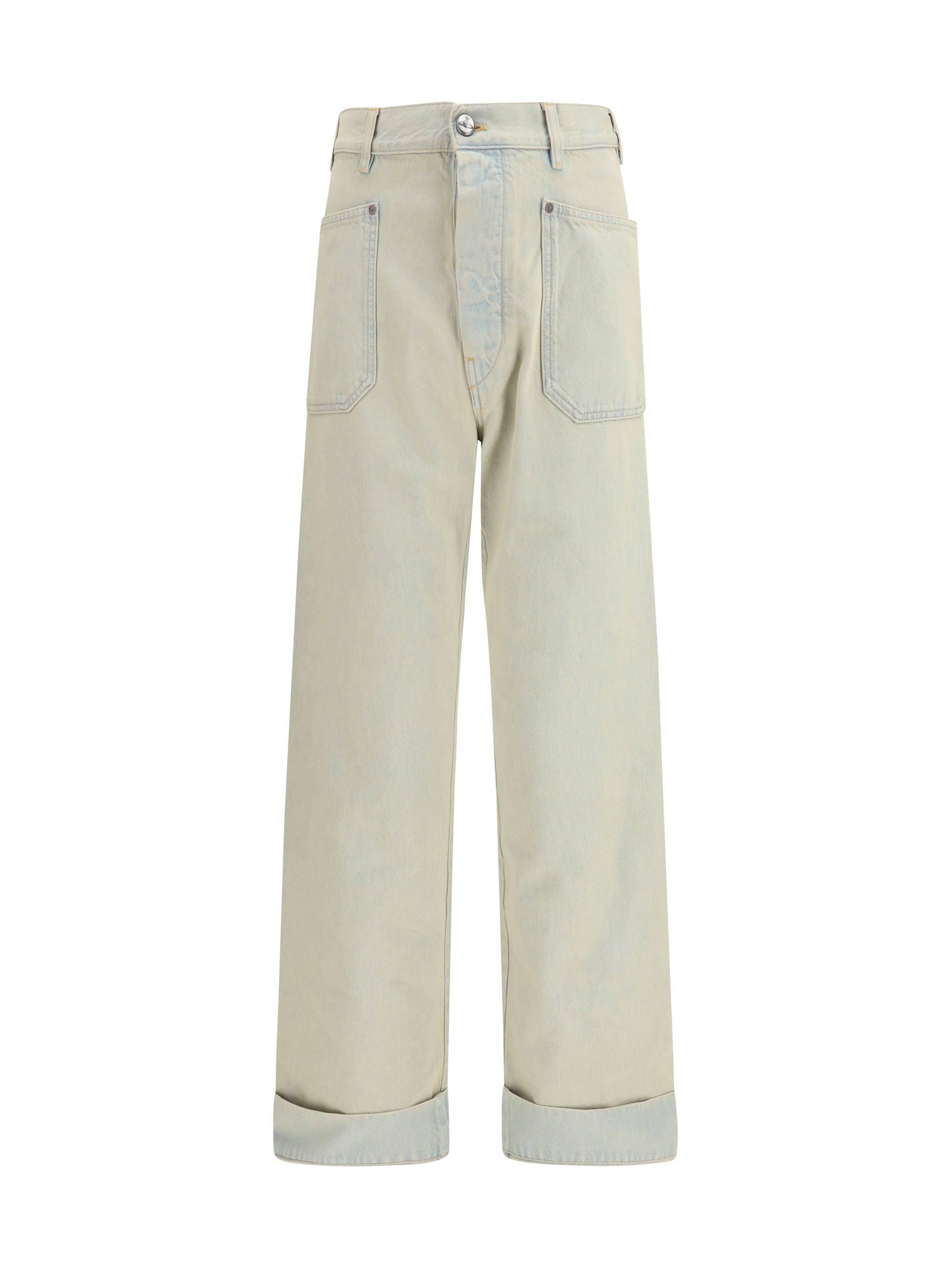 Vivienne Westwood Cotton Patch Pocket Jeans — Blue