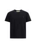 Valentino Logo-Embellished Cotton T-Shirt — Black