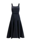 P.A.R.O.S.H. Satin Dress — Navy