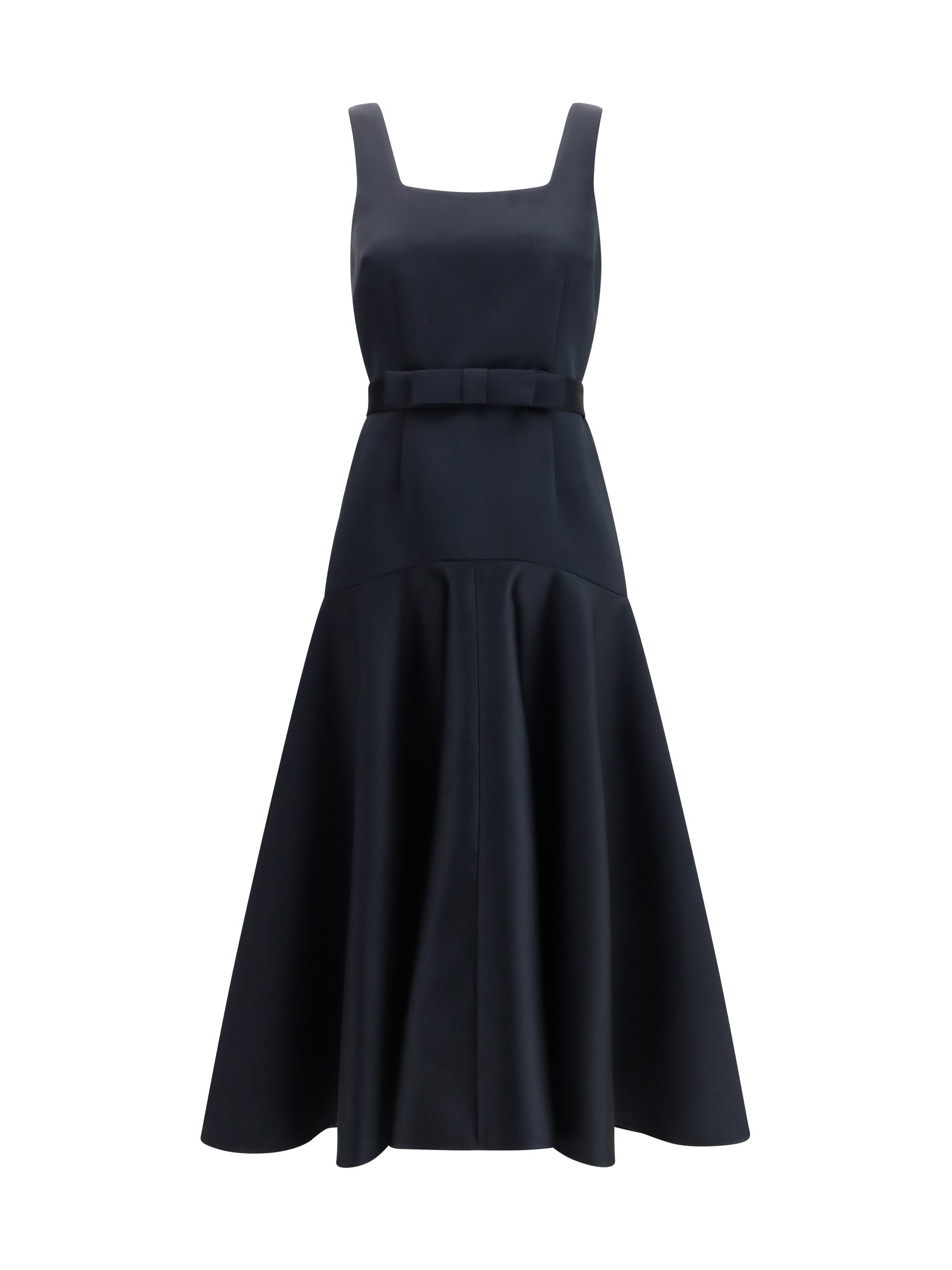 P.A.R.O.S.H. Satin Dress — Navy