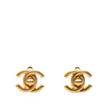 CC Gold Plated Turn Lock Clip On Earrings