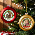 Guirnalda de Navidad Personalizada Foto Bola de Navidad Ornamento con Nombre Decoración del Árbol del Hogar Regalo de Navidad para la Familia Amigo Dueños de Mascotas