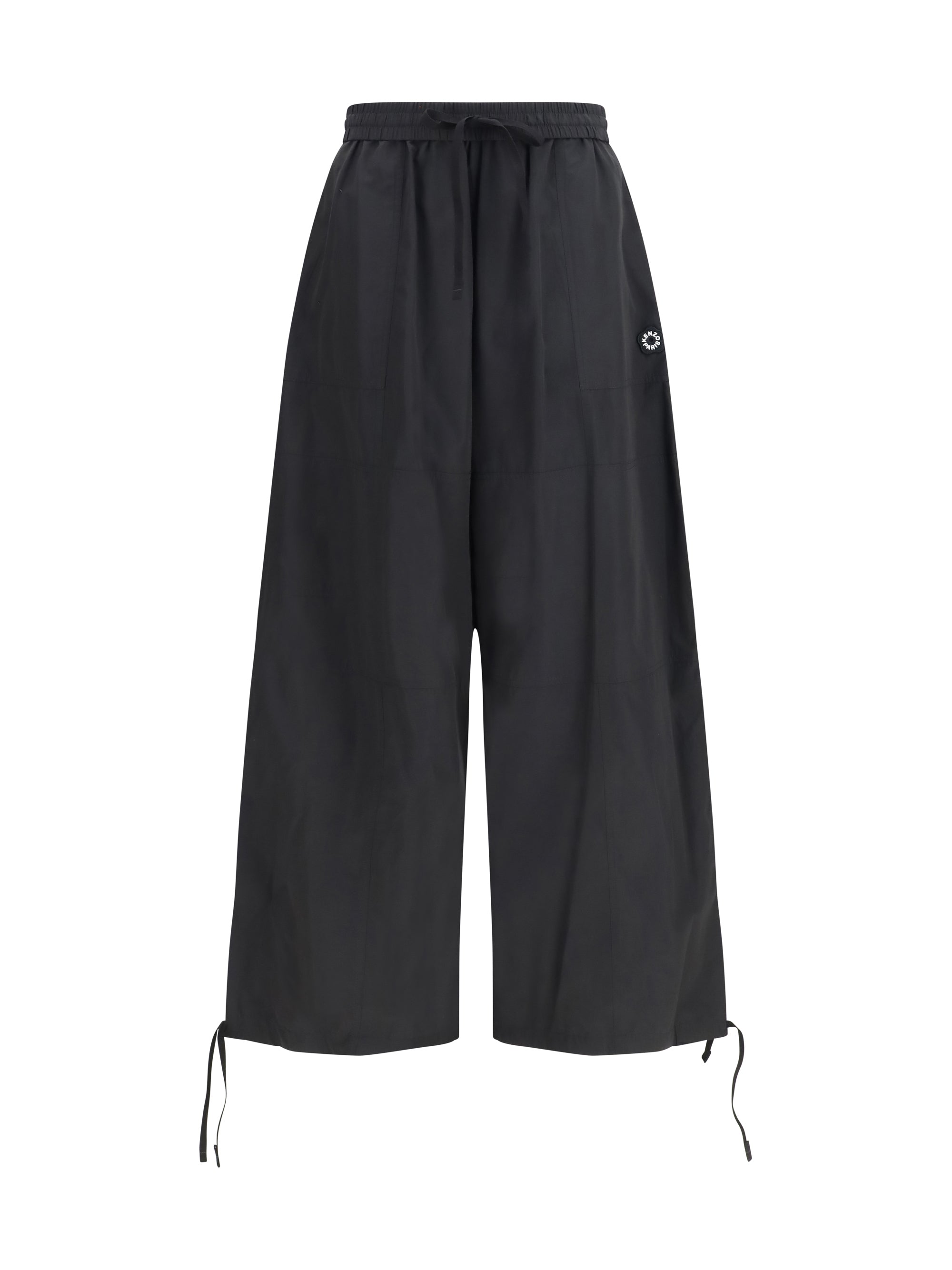 Kenzo Drawstring Cargo Cargo Pants — Black
