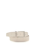 Christian Louboutin Calf Leather Belt — Beige