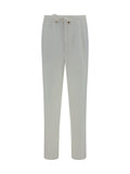Brunello Cucinelli Linen Trousers — White