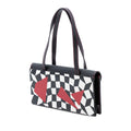 Pigskin Plexiglass Geometric Shoulder Bag