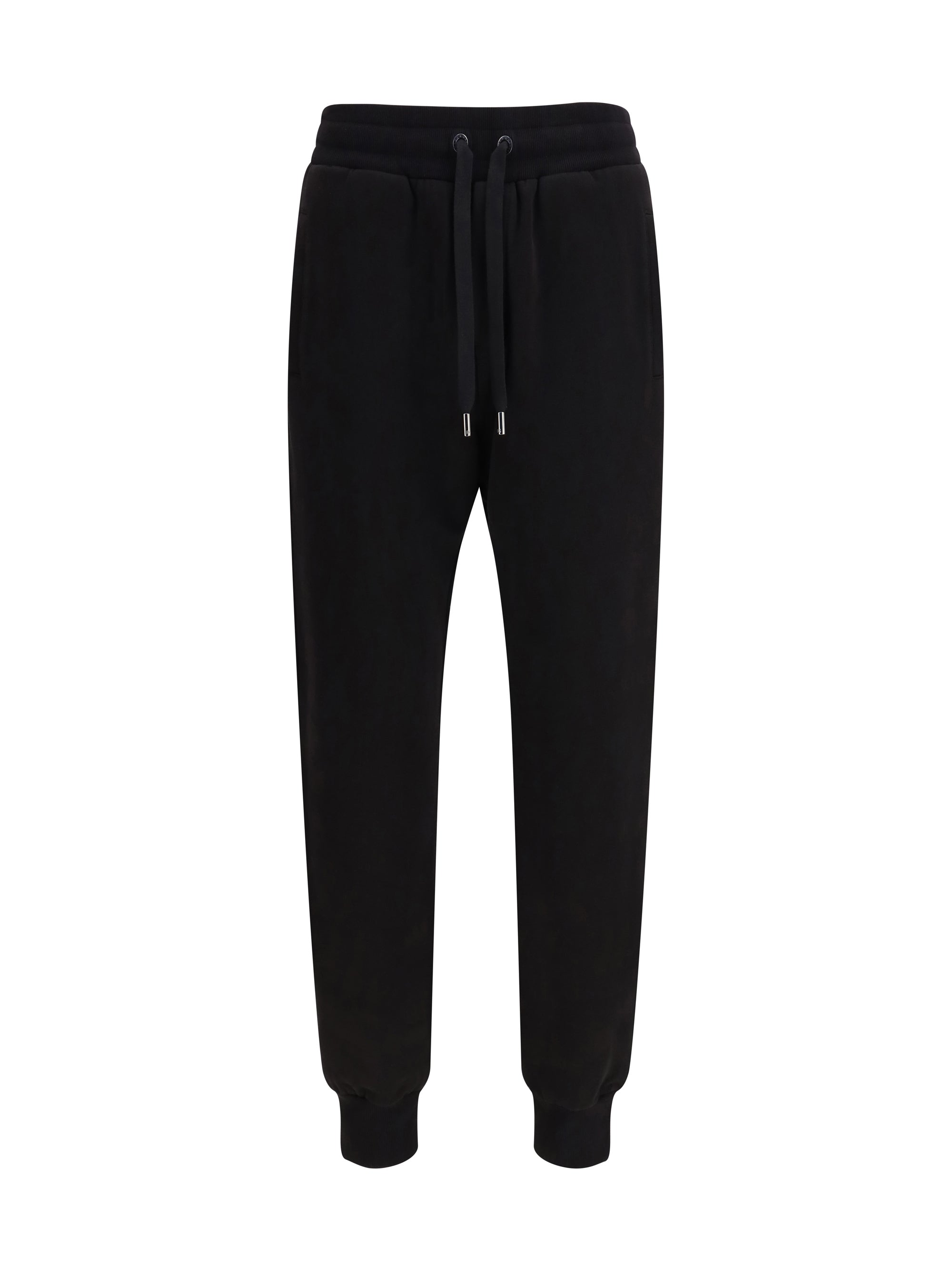 Dolce & Gabbana Jersey Patch Joggers — Black