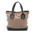 GG Canvas Techno Tag Tote