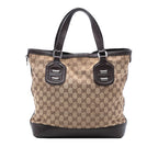 GG Canvas Techno Tag Tote
