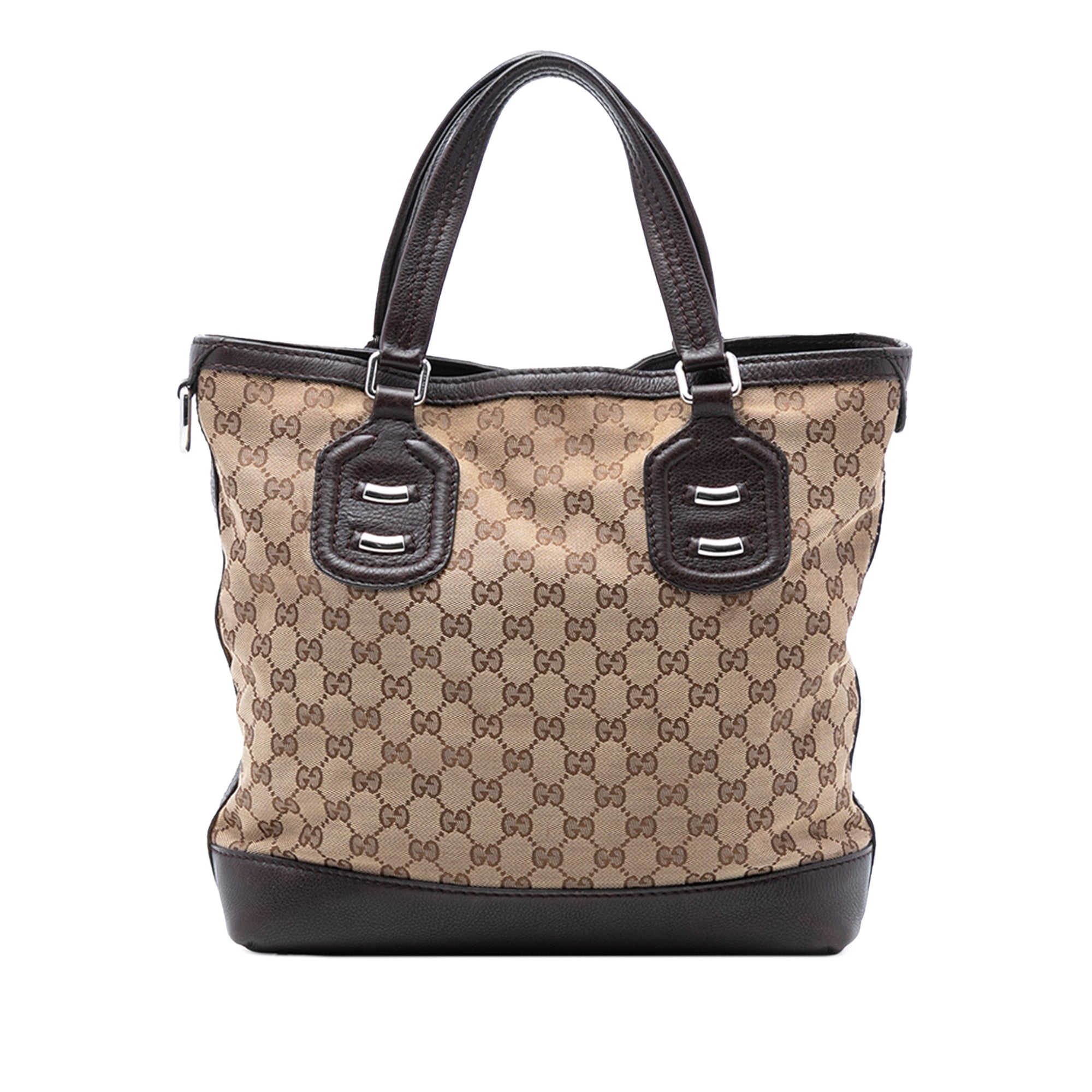 GG Canvas Techno Tag Tote