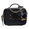Small Caviar CC Filigree Vanity Case