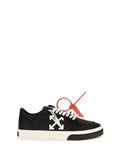 Off-White Vulcanized Low Sneakers — Black
