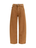Jacob Cohen Five-Pocket Cotton Jeans — Brown