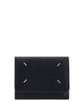 Cartera Maison Margiela de piel de becerro granulada — Negra