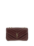Bolso de hombro Loulou de Saint Laurent - Marrón