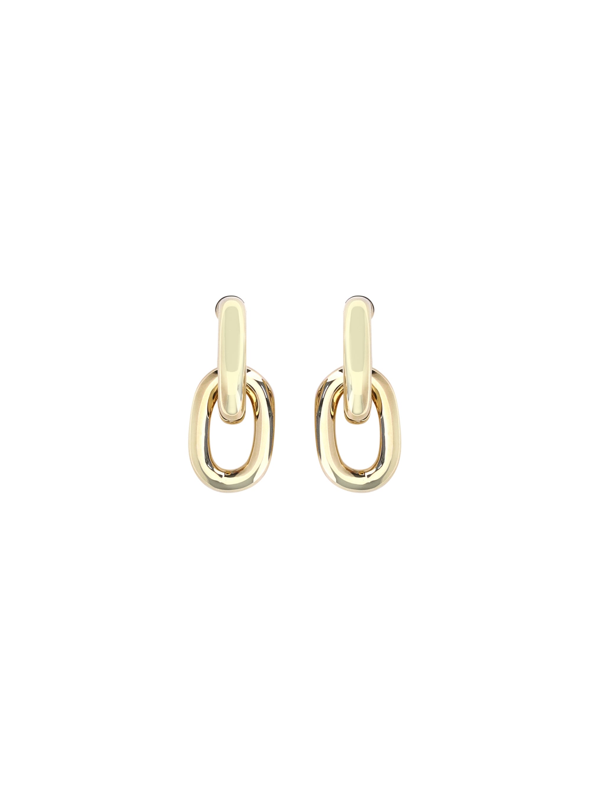 Rabanne Double XL Earrings — Gold