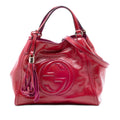 Small Patent Soho Satchel