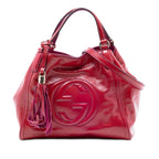 Small Patent Soho Satchel