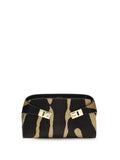 Ferragamo Hug Shoulder Bag — Black