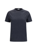 Brunello Cucinelli Cotton Crew-Neck T-Shirt — Gray