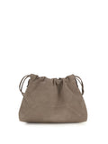 Brunello Cucinelli Pouch Shoulder Bag — Gray