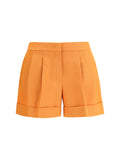 Fendi Grain Bermuda Shorts — Orange
