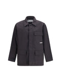 Gr10k Classic Collar Cotton-Blend Jacket — Charcoal