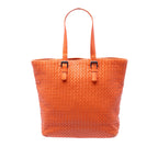 Nappa Intrecciato Belt Strap Tote