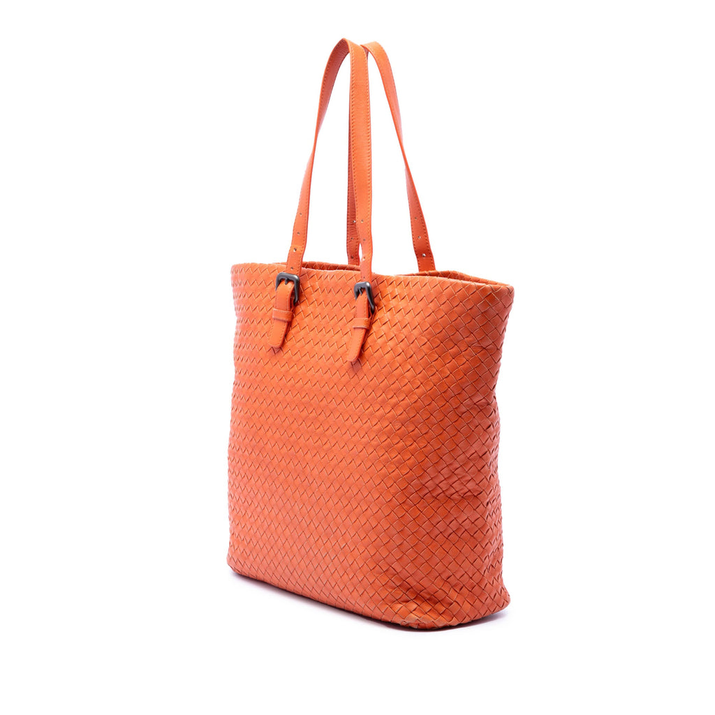Nappa Intrecciato Belt Strap Tote