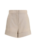 Max Mara Mohair and Silk Canvas Bermudas — Green