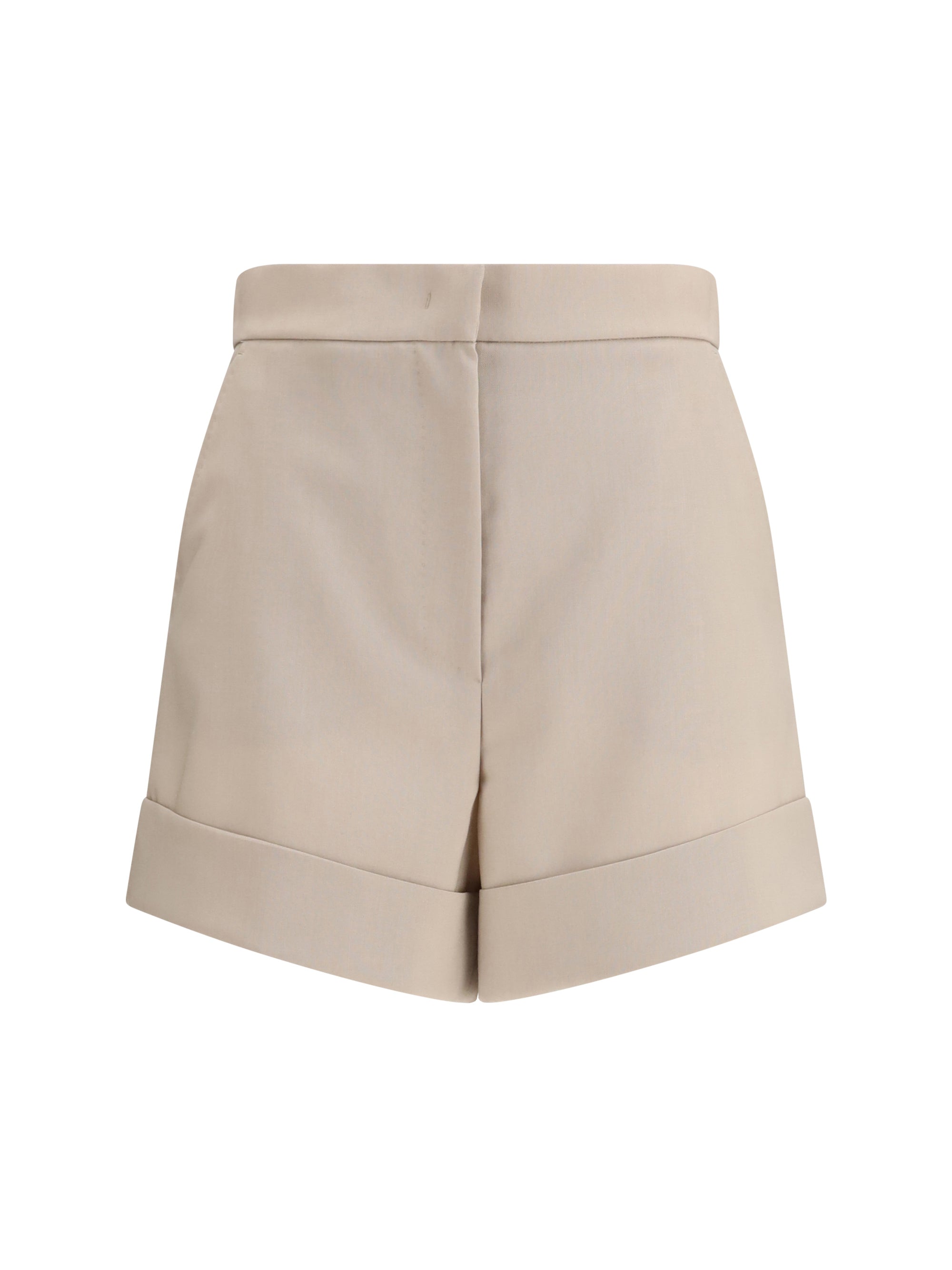 Max Mara Mohair and Silk Canvas Bermudas — Green