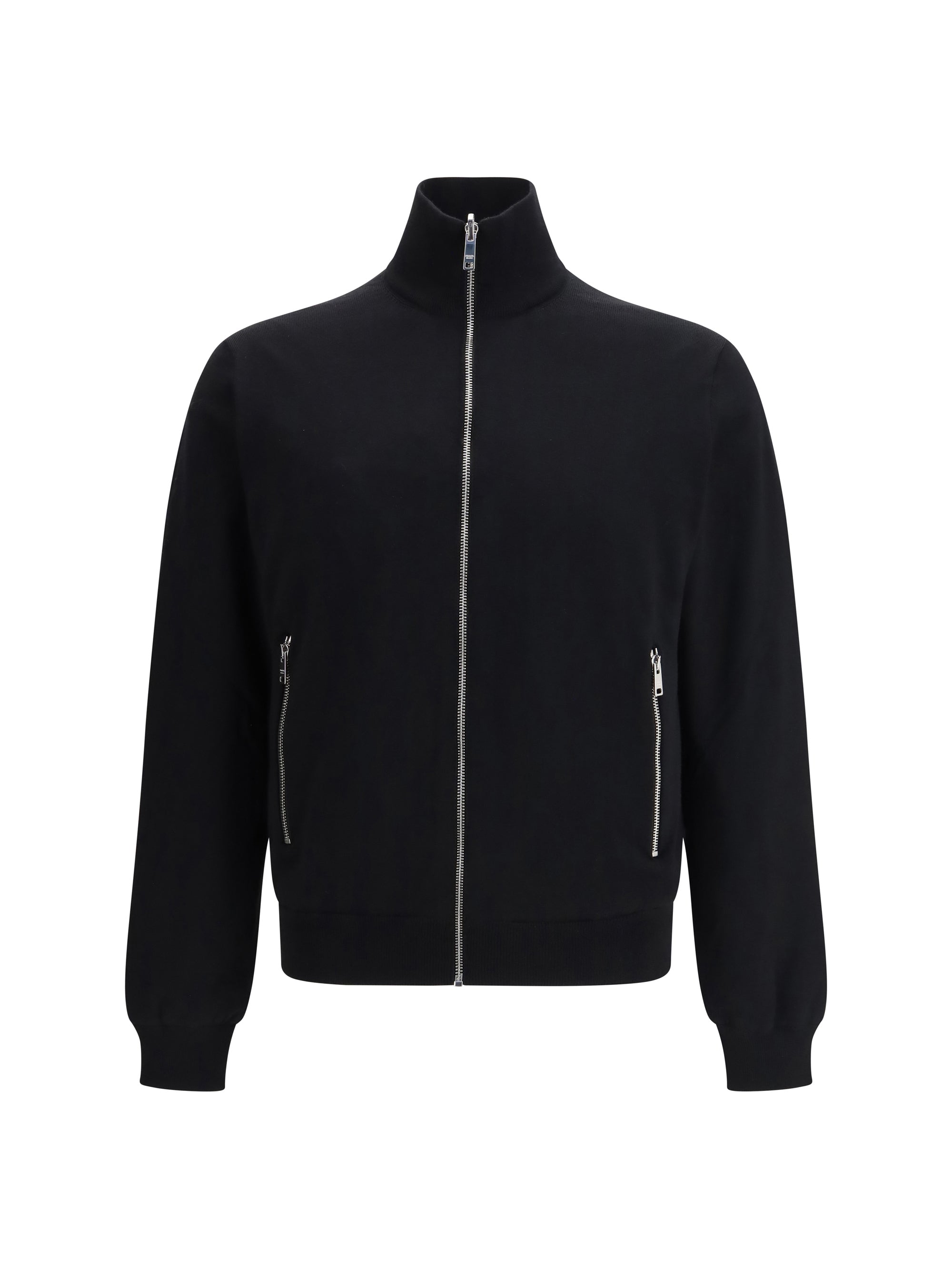 Prada Reversible Wool and Re-Nylon Jacket — Black
