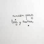 VINILO “Rincón para leer y soñar”
