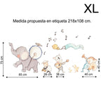 Vinilo Decorativo Infantil Banda Musical SUEÑOS DE CIGUEÑA